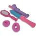 Rosa 9-teiliges Schönheitset mit Schuhen, Uhr und Zubehör. Bild 1