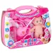 Pinkes Arztset mit Baby und Zubehör im Koffer Bild 1