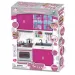 Rosa Küchenutensilien-Set mit Funktionen