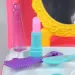 Rosa Schönheitset im Rucksack mit Spielschminke, Spiegel und Zubehör Bild 5