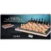 Schach 3 in 1 Spieleset aus Holz mit 34cm Kunststofffiguren