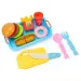Fast-Food-Menü mit Tablett, 10-teiliges Spielset