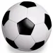 Schwarz-weißer Fußball, 23 cm