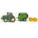 SIKU John Deere Traktor mit Rundballenpresse 1/72 Bild 1