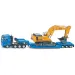 SIKU MAN Schwertransporter mit Liebherr Bagger 1/87 Bild 1
