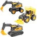 Simulation Vehicle: Arbeitsmaschinenset mit schlammigen Rädern in verschiedenen Ausführungen, 3er-Pack. Bild 4