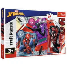 Spider-Man: Ab ins Spiderverse 24-teiliges Maxi-Puzzle - Trefl Bild 1