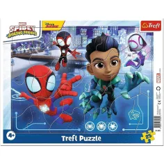 Spidey und seine Super-Freunde, 25-teiliges Rahmenpuzzle - Trefl