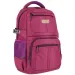 Spirit: Etty malvenfarbener, abgerundeter Schulranzen mit vier Fächern, Rucksack 45x35x18cm Bild 1