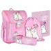 Spirit: Happy Cat rosa 4-teiliges Schulranzen-Set 38x28x17cm Bild 1