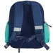 Spirit: Löwenmuster blauer abgerundeter Schulranzen, Rucksack 24x13x31cm Bild 2