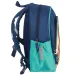 Spirit: Löwenmuster blauer abgerundeter Schulranzen, Rucksack 24x13x31cm Bild 4