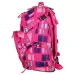 Spirit: Stinger rosa karierter Premium-Ergonomie-Schulrucksack Bild 3