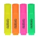 Spirit: Neon-Textmarker-Set, 4-teilig, mit abgeschrägter Spitze von 1–4 mm Bild 2