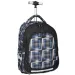 Spirit: Trolley schwarz-blau gemusterter Schulrucksack Bild 2