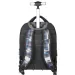 Spirit: Trolley schwarz-blau gemusterter Schulrucksack Bild 4