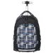 Spirit: Trolley schwarz-blau gemusterter Schulrucksack Bild 1