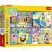 SpongeBob Schwammkopf - Die besondere Welt 4x250 Teile Puzzle - Trefl