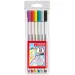 Stabilo: Pen 68 Pinsel Filzstift Set 6er-Pack