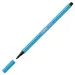 Stabilo: Pen 68 Filzstift in fluoreszierendem Blau, 1 mm Bild 2