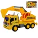 Stadt Lkw: Bagger Lkw mit Licht und Sound 1/18 Bild 1