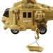 Streitkräfte: Tarnfarbenes sandfarbenes Kampfhubschrauber mit Licht- und Toneffekten im Maßstab 1/20, 21 cm Bild 3