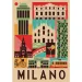 Style in der Stadt Mailand 1000 Teile Puzzle - Clementoni Bild 2