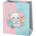 Süße Bärchen-Muster große Geschenktasche 26x13x33cm