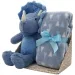 SweetDreams: Decke und Plüsch-Triceratops in blauer Farbe Bild 2
