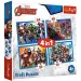 Tapfere Avengers 4-in-1 Puzzle mit 35-48-54-70 Teilen - Trefl