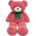 Teddy Greetings: Berry Hugs Plüschbär rot in Geschenkbox 120cm