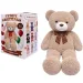 Teddy Greetings: Hafer Cheer Plüschbär in weißer Geschenkbox 120cm