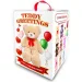 Teddy Greetings: Schneewünsche Plüschbär in weißer Geschenkbox 120cm Bild 2