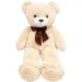 Teddy Greetings: Schneewünsche Plüschbär rotes Geschenkbox 120 cm Bild 1