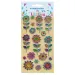 The Littlies: Blumen 3D Puff-Aufkleber-Set auf 10x22cm Bogen