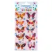 The Littlies: Schmetterlingsmuster 3D Puff-Aufkleber Set 10x22cm Bogen