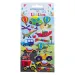 The Littlies: Bunte Fahrzeuge 3D Puff-Aufkleber Set 10x22cm auf Blatt