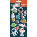 The Littlies: Weltraum 3D Puffy Sticker Set auf einem 10x22cm Bogen