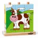 Tierischer Holzklotz-Puzzle-Spiel Bild 1
