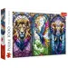 Tierisches Buntglas 1000-teiliges Puzzle - Trefl