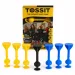 Tossit Starter Pack blau-gelb Silikon Saugnapf Darts Gesellschaftsspiel Bild 1