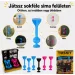 Tossit Starter Pack rosa-blaues Silikon-Saugnapf-Darts-Spiel Bild 4