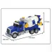 ToyStar Betonmischer-LKW in Blau mit Licht- und Soundeffekten, 41 cm