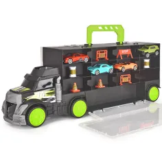 Tragbarer Auto-Transporter mit Spielzeugautos 43cm - Dickie Toys Bild 2