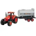 Traktor mit Anhänger mit Lenkrollen Bild 2