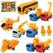 Truck Working: 7-teiliges Baufahrzeug-Spielset mit Schwungrad, Autos, Fahrzeugen und Zubehör Bild 1