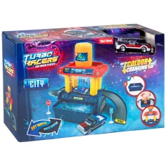Turbo Racers Autowaschbahnset mit Auto in verschiedenen Farben Bild 1