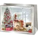 Weihnachtliche große Geschenktasche 26x13x33cm