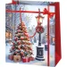 Weihnachtliche Stimmung auf der Straße exklusive große Geschenktasche 26x13x33cm