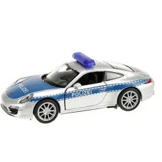 Welly: Porsche 911 Polizeiauto Metallmodell 11 cm Bild 1